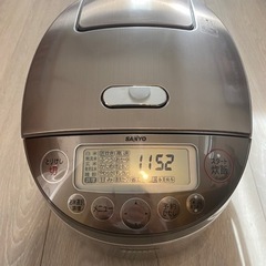炊飯器 SANYO 圧力IH 5.5合炊