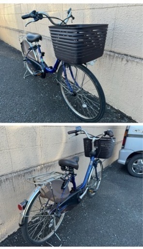 電動アシスト自転車】2022年製 バッテリー5点灯 大容量16アンペア 乗り