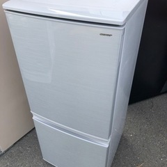 北九州市内配送無料 保証付き 2018年製SHARP SJ-D14D-S [冷蔵庫 (137L・