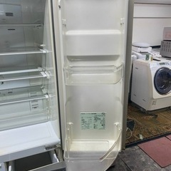 北九州市内配送無料　保証付き　AQUA アクア AQR-FG40C(K) [冷蔵庫（400L・フレンチドア） 6ドア シャドウブラック]