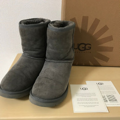 UGG ムートンブーツ　グレー　US5