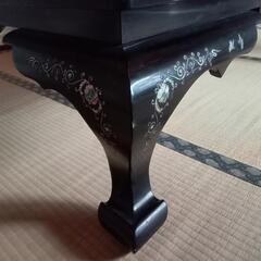 テーブル 螺鈿