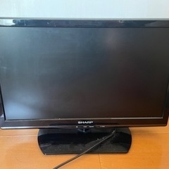 テレビSHARP 19型 黒