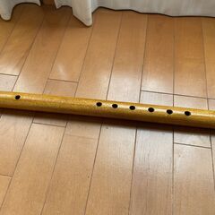 ★木の笛★民族楽器★58センチ★直径3.5センチ