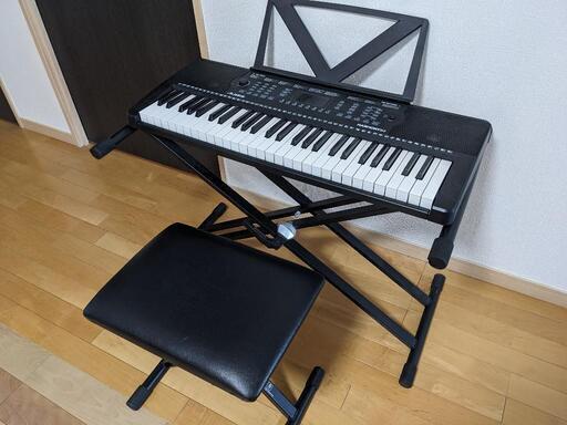 【値下げしました】中古・美品　54鍵キーボードセット