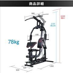 トレーニングマシン　ライシン　BODY WEIGHT GYM DX LS-SA-690※訪問引取限定