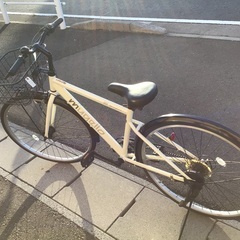 27インチ白色中古自転車整備済みmugello