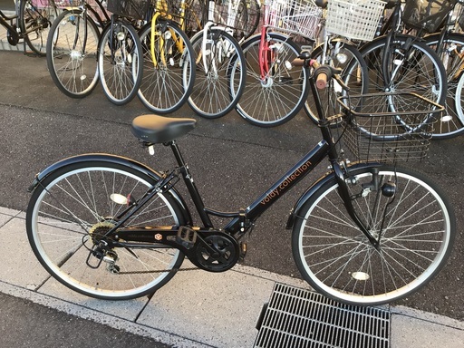 26インチ折りたたみ中古自転車整備済