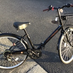 26インチ折りたたみ中古自転車整備済