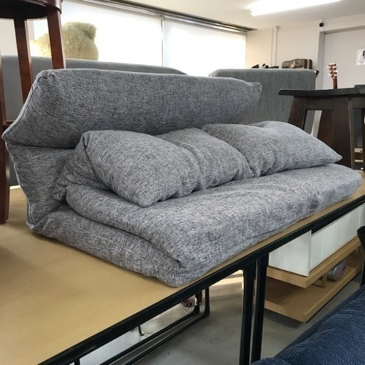 N2312-339 折りたたみソファーベッド 2人掛け キズ汚れ有り