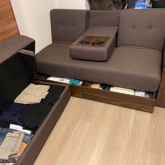受け渡し者決定済 ソファベッド 12/23までに引き取れる方お願いします