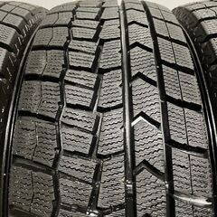 未走行に近い DUNLOP WINTER MAXX WM02 185/60R15 15インチ スタッドレス 4本 19年製 シエンタ ヴィッツ グレイス等　(MTD471) クレジットカード QRコード決済可能