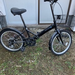 折りたたみ自転車 赤