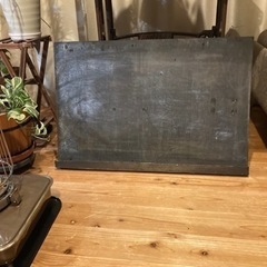昭和レトロ 木製黒板　大　ウェルカムボード　シャビー