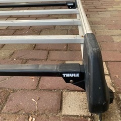 トヨタ純正　thule ハイエース200系　ルーフキャリア　アル...