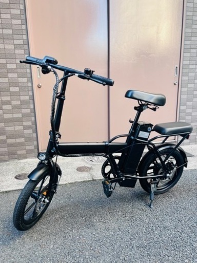 極美品　フル電動アシスト自転車　ひねちゃ　モペット　爆速　　ひねったら走る　アクセル　折りたたみ　自転車