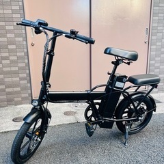 【ネット決済】極美品　フル電動アシスト自転車　ひねちゃ　モペット...