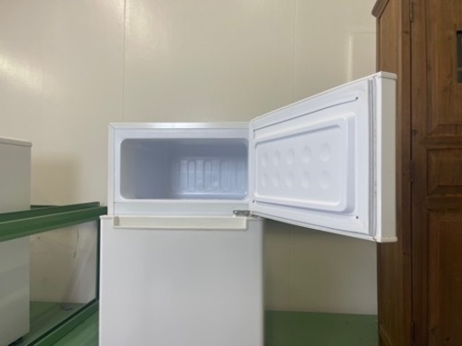 【リサイクルサービス八光】2018年製　アマダナ　冷蔵庫 ホワイト AT-RF85B-WH [2ドア /右開きタイプ /85L]