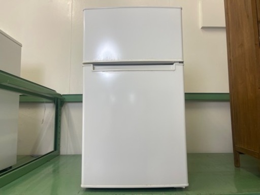 【リサイクルサービス八光】2018年製　アマダナ　冷蔵庫 ホワイト AT-RF85B-WH [2ドア /右開きタイプ /85L]