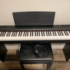 YAMAHA P125 2022年製。純正スタンド/椅子/ペダル...