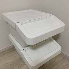 【未使用】収納ケース 37ℓ 2点セット IKEA