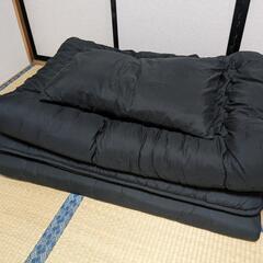 シングル布団セット（敷布団、掛け布団、枕）＋おまけ枕