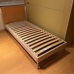 シングルベッド＋IKEAマットレス＋バネすのこ　八王子市直接引き取り希望