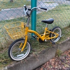 アサヒ　子供用自転車　補助輪付き