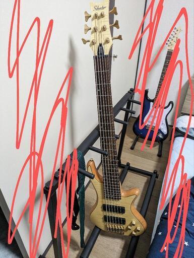 【値下げしました】Schecter6弦ベース
