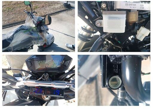 ホンダ グロム GROM JC61 走行極少 5000km未満 TSUKIGIマフラー付き