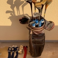 古いゴルフクラブ　骨董品