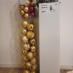 【美品】IKEAクリスマスツリー 170cm オーナメント付き