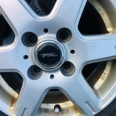 冬タイヤ 165R13 LT 軽バン軽トラ用2021年製スタッドレス アルミ付き4本組