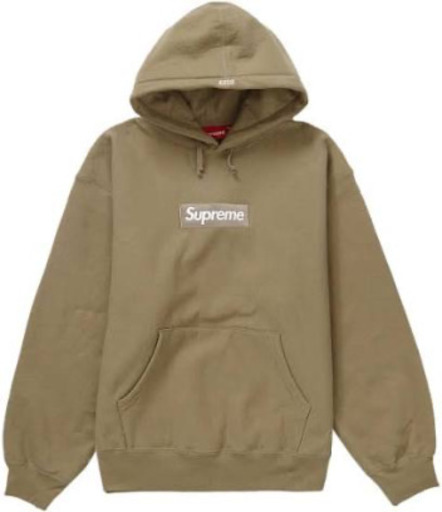 メンズ supreme box logo hooded sweatshirt \