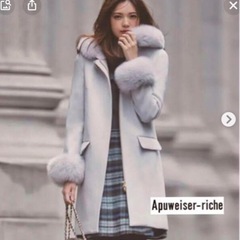 ◆美品◆Apuweiser riche アプワイザー5wayコート　ライトグレー