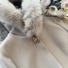 ◆美品◆Apuweiser riche アプワイザー5wayコート　ライトグレー