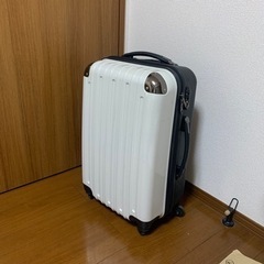 機内持ち込み可　スーツケース［白］