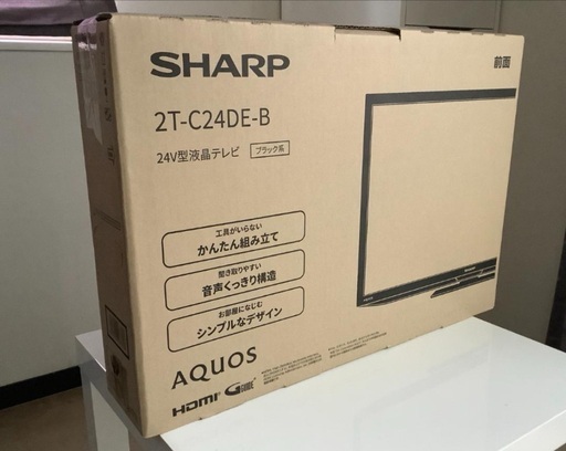 SHARP 2T-C24DE-B BLACK 24型液晶テレビ