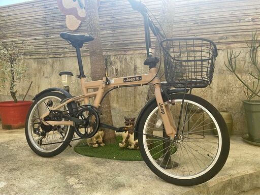 Jeep 折りたたみ自転車 20インチ 6段変速