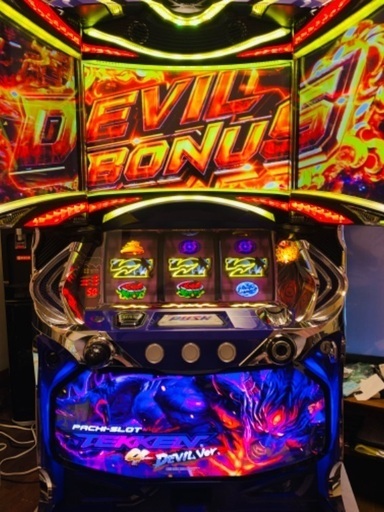 デビルラッシュ◆美品◆鉄拳4 デビルVER◆新品コイン不要機付き◆パチスロ　フルセット