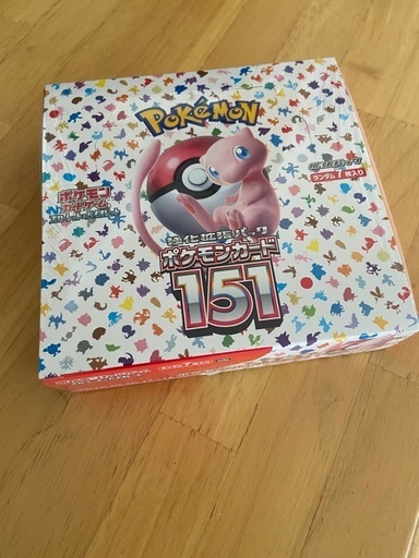 【新品美品シュリンク付き】ポケモンカード151BOX