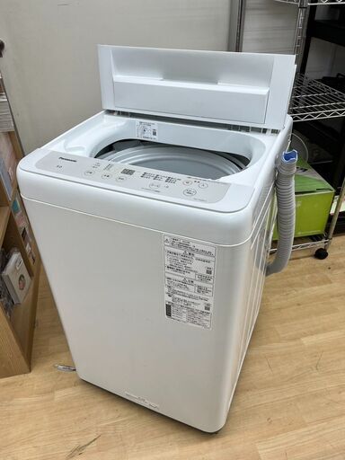 【REGASTOCK 川崎店】Panasonic パナソニック 全自動洗濯機 5.0kg NA-F50B15 2022年製