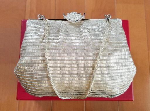 °*:☆【美品】 ビーズハンドバッグ °・*:.。.☆
