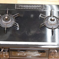 【商談中】ガステーブル LPガス 2014年製 リンナイ RTS61AWKR-L 左強火 幅59cm ラクシエ  オートグリル機能 ガス台 ガスコンロ 札幌市 清田区 平岡