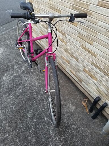 中古自転車 クロスバイク 7変速 440mm 軽整備済み 防犯登録対応 町田