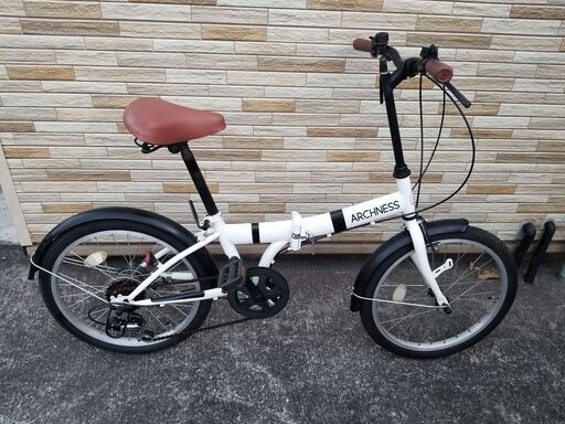 中古自転車 6変速 20インチ 折り畳み 軽整備済み 防犯登録対応 町田市 相模原市063MM