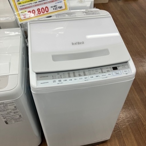 HITACHI 7.0kg洗濯機　2021年式（12-154）
