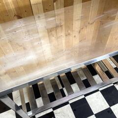 ステンレス作業台　905×450×650 業務用　アジャスター高さ調節可能　店舗用品　飲食店