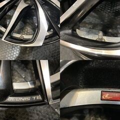 Weds LEONIS TE ウェッズ レオニス 社外ホイール 17インチ 4本 7J5HPCD114.3+47 ヴォクシー エクストレイル等 　(VHH386)