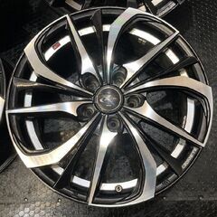 Weds LEONIS TE ウェッズ レオニス 社外ホイール 17インチ 4本 7J5HPCD114.3+47 ヴォクシー エクストレイル等 　(VHH386)